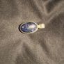 silver pendent with lapis stone Image 2