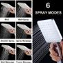 Shower Head and Hose, High Pressure Shower Heads with Hose Set 1.5m Water Saving Universal Handheld Shower Head with 6 Spray Modes Adjustable Power Showerhead for Low Water Pressure (FREE POSTAGE) Image 5