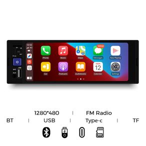 SALE NEW 1DIN MP5 6.86-Inch Car Radio For Universal Multimedia Video Player HD Touch Support Wireless Android AUX USB SWC BT