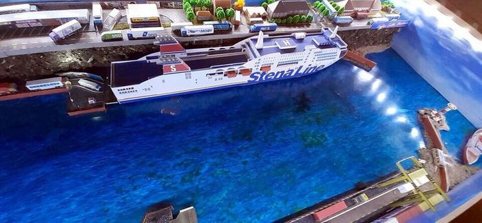 Stena Adventurer Stena Line Card Model Ferry Kit