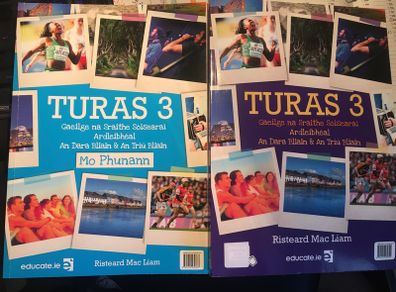 Junior cycle Irish books. Turas 3