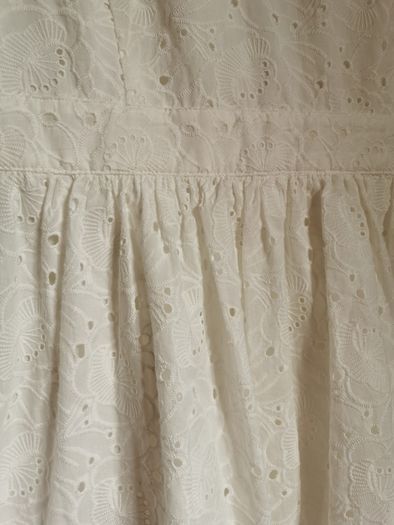 NEW - Handmade cotton lace dress UK 10