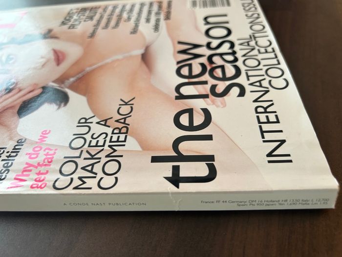 British Vogue Magazines 1996 Priced Individually