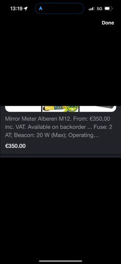 Alberen Taxi Meter