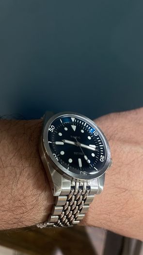 Baltic Aquascaphe Dual-Crown Blue Automatic - Full Set