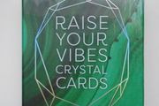 Raise your vibes crystal cards,Crystal cards,Gift.Oracle cards