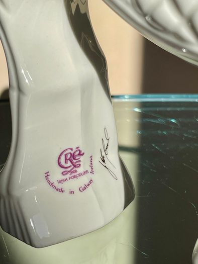 Vintage 1980's Cre Irish Porcelain Celtic Horse, Joe McCaul