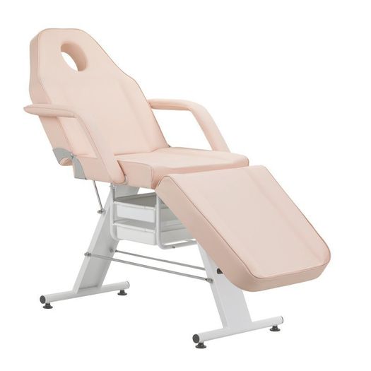 Beauty Bed With Drawers light pink cosmetic spa