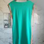 Spanish designer boutique Cocoa dress resort vacation cruise party wedding guest green orange zips colour block Image 5