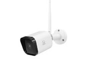 DELTACO Smart Home Smart IP Security Camera - Outdoor IP65-2MP 1080p - ONVIF/RTSP - Wifi - App - Long Range Antenna - White