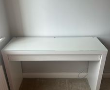 White Ikea vanity unit