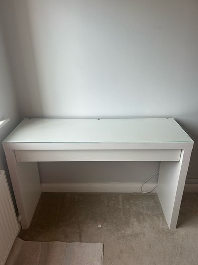 White Ikea vanity unit