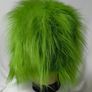 The Grinch Halloween latex mask with hair. Image 2
