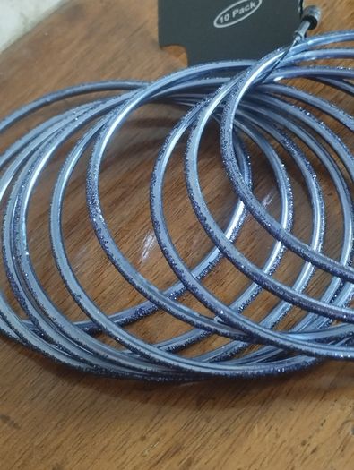 Sparkling Blue Bracelets.