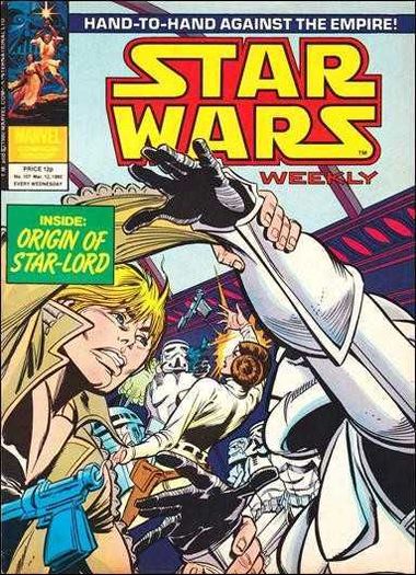 STAR WARS WEEKLY, Vintage Marvel Comics -  Issues #105, #106, #107 - Feb and Mar 1980