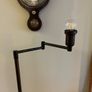 Antique Faries Illinois Industrial Art Deco Standing Lamp Image 8