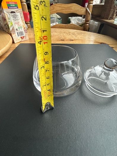 Glass Sugar Bowl