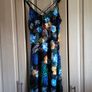 INSIDE Summer dress M black in flowers Image 8
