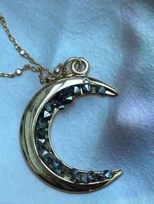 Betty & Biddy crescent moon necklace