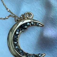 Betty & Biddy crescent moon necklace