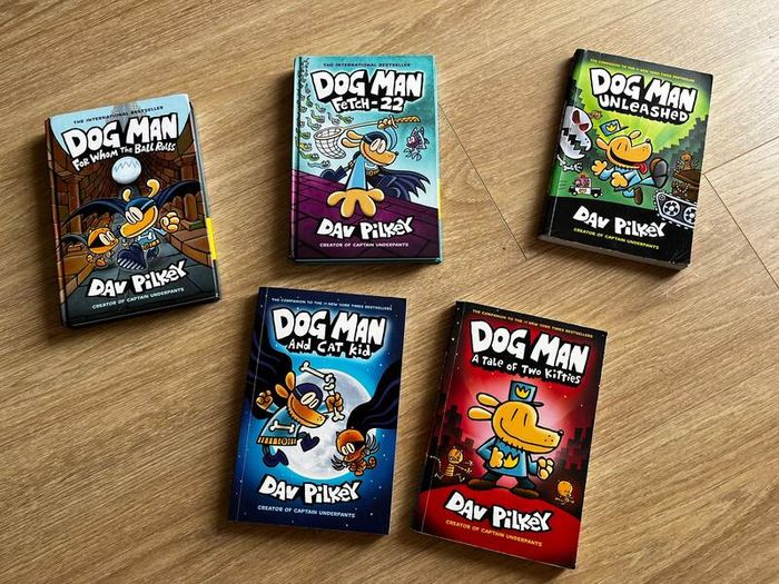 Dog Man Books (5 Books in Great Condition) - Dav Pilkey