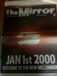UK Mirror Newspaper Millennium edition