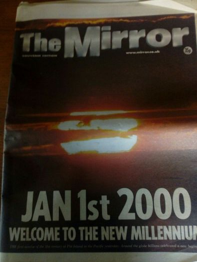 UK Mirror Newspaper Millennium edition