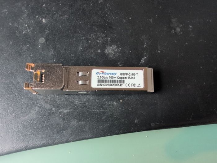 SFP 2.5Gb 100m Copper RJ45