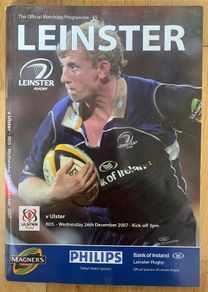 2007 Leinster v Ulster - Magners League Programme