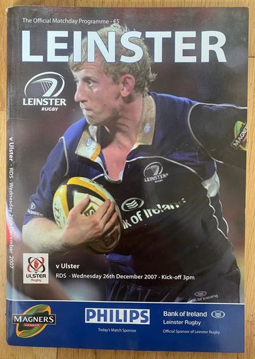2007 Leinster v Ulster - Magners League Programme