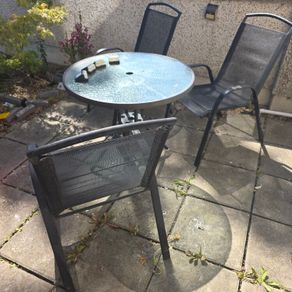 Patio Table and 3 Chairs