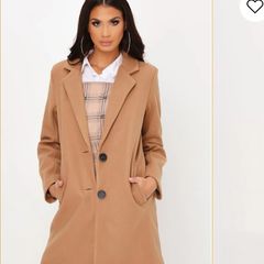 tan coat size XS