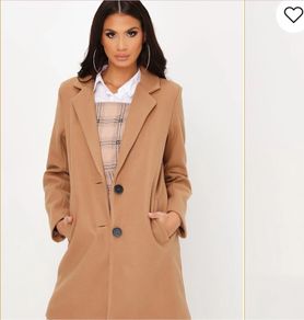 tan coat size XS