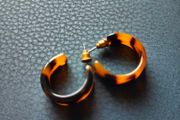 Animal Print Earrings, brand new