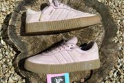 Adidas Samba Wedge Purple Gold