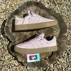 Adidas Samba Wedge Purple Gold