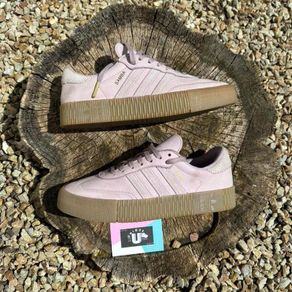 Adidas Samba Wedge Purple Gold