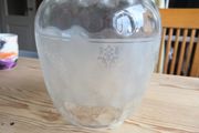 vintage glass light shade