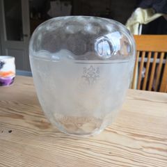 vintage glass light shade