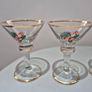 Pristine Vintage Art Deco Enamel Cockerel Cocktail Glasses Set of 6 Image 9