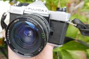 Vintage Fujica STX-1 35mm Film Camera X-auto Ozunon 1:2.8 28mm  Japan Tested