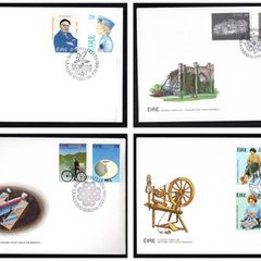 Collection 1983 Ireland Commemorative Stamps Post and Telegraph (P&T) First Day Cover (FDC). Collection of 8 covers.