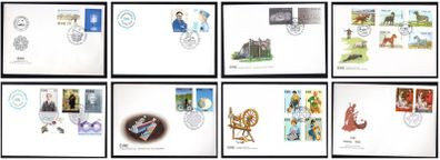 Collection 1983 Ireland Commemorative Stamps Post and Telegraph (P&T) First Day Cover (FDC). Collection of 8 covers.