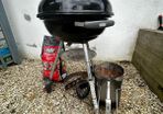 Weber charcoal bbq with extras