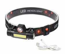 LED Headlamp USB Rechargeable Head Torch Flashlight Headlight Work light Bright