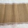 Hessian & Lace Table Runner Image 2