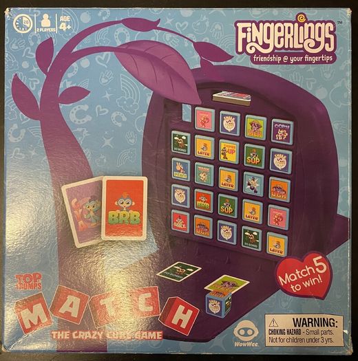 Fingerlings Match Boardgame