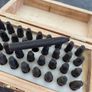 36-piece steel letter and number punch stamp set Image 4