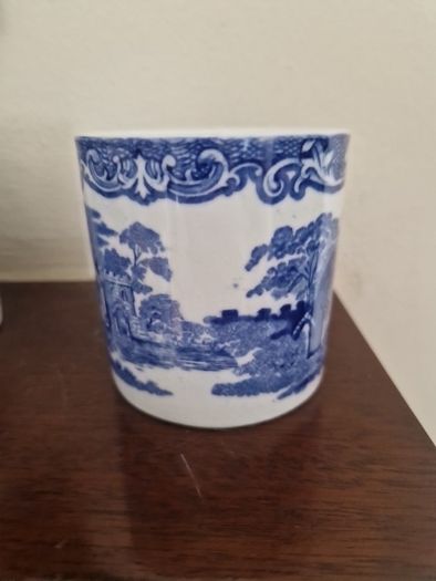 blue & white