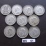 Great Britain. George VI. 10 Silver@6 pence Full run of the years (1937-1946) Image 6